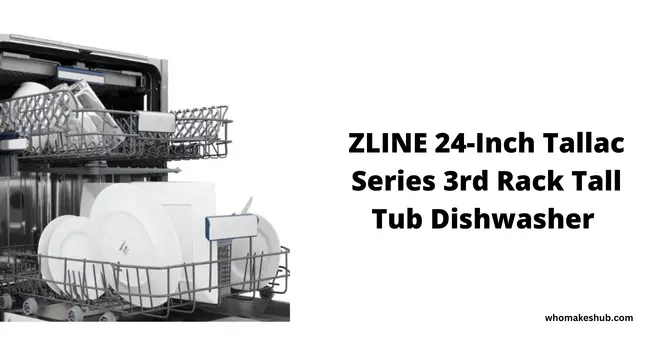 ZLINE 24 Inch Tallac Series 3rd Rack Tall Tub Dishwasher In Stainless Steel